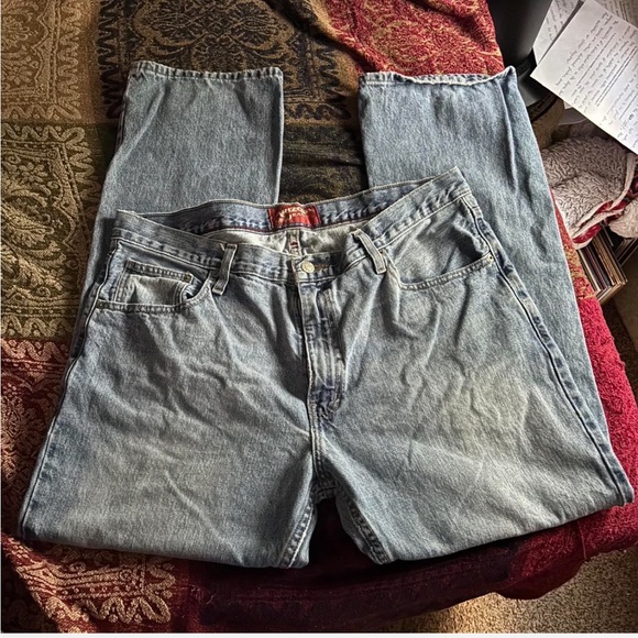 Arizona Jean Company Light Blue Relaxed Jeans - Picture 1 of 4